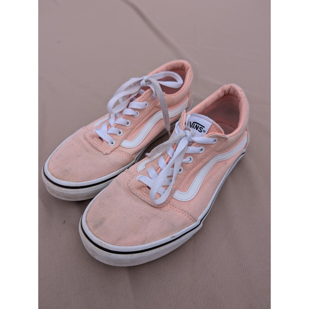 VANS Ward Canvas Tropical Peach Size 5.5 Women's Off The Wall 500714 Shoes